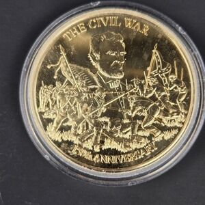 History Channel Club Civil War 150th Anniversary Coin Abraham Lincoln #00092